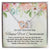 To My Daughter Happy First Communion Interlocking Hearts Necklace
