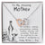 To My Mommy - Thanks For Not Abandoning Us - Interlocking Hearts Necklace