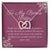 Bonus Sister Gift Sister In Law Gift Sister Of The Groom Wedding Thank You Bridesmaid Interlocking Hearts Necklace