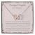 To My Daughter Wasn'T It Just Yesterday - Love Dad Interlocking Hearts Necklace