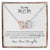 Mom - For All The Times I Forgot To Thank You - From Daughter Interlocking Hearts Necklace