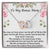 Bonus Mom Gift Bonus Mom Necklace Unbiological Mom Gift Unbiological Mom Neclace Card Mother'S Day Gift For Stepmom Foster Mom In Law Interlocking Hearts Necklace