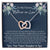 Gift For Future Mother In Law Interlocking Hearts Necklace