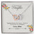 Special Gift For Daughter- Interlock Heart Necklace- With Message Card! Interlocking Hearts Necklace