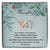 To My Daughter - Interlocking Hearts Necklace4
