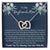 Boyfriend Mom Interlocking Hearts Necklace
