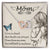 Mom Gone From My Arms - Interlocking Heart Necklace Interlocking Hearts Necklace