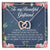 To My Beautiful Girlfriend Interlocking Hearts Necklace