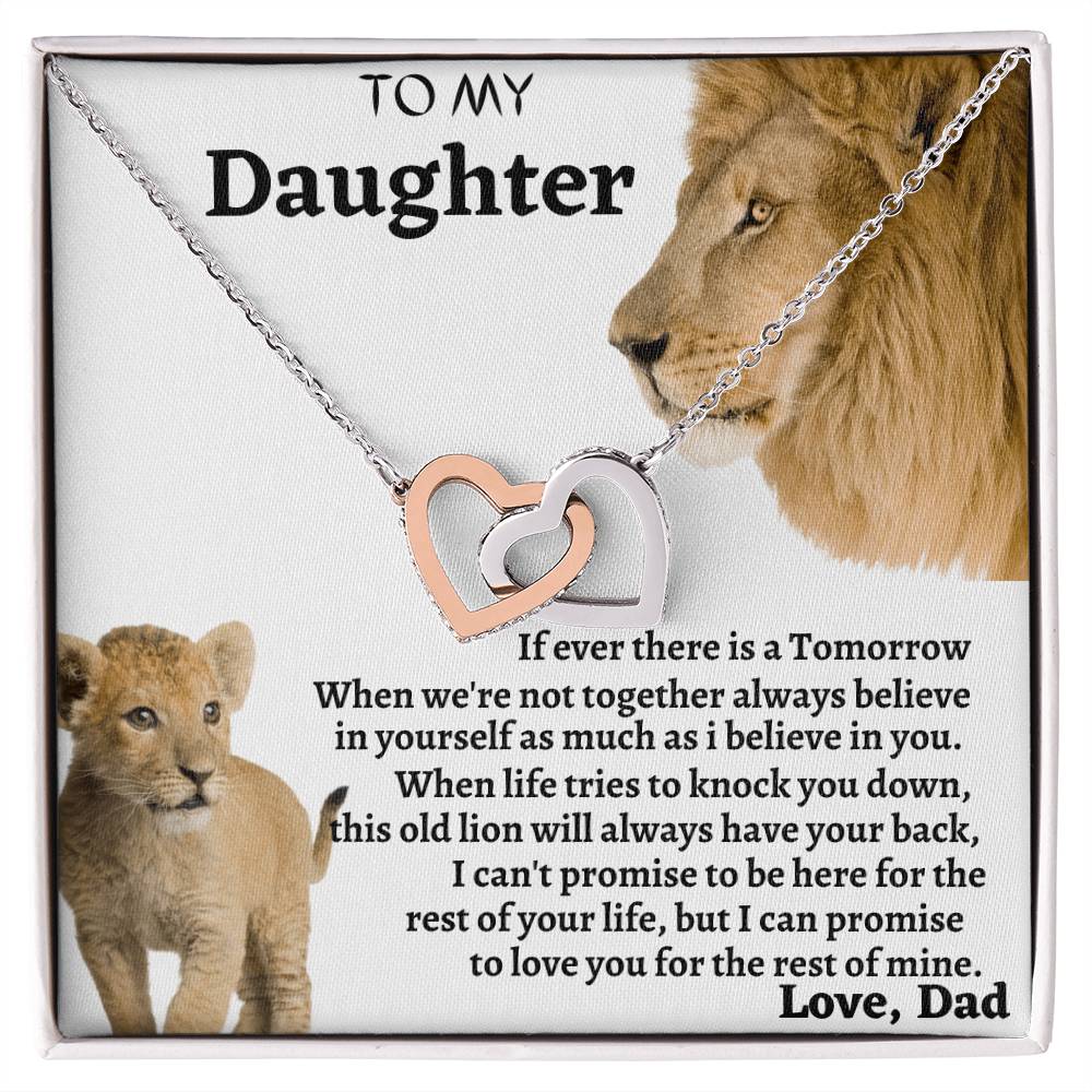 Gift For Daughter Interlocking Interlocking Hearts Necklace