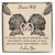 Dear Wife It Makes Me Smile Knowing That Our Sweet Little Baby Interlocking Hearts Necklace