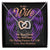 To My Wife My Best Friend My Riding Partner For Life. Gift For A Wife Who Rides Interlocking Hearts Necklace