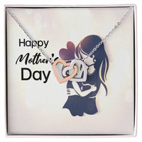 Happy Mother'S Day - Interlocking Heart Necklace Interlocking Hearts Necklace