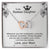 To My Badass Daughter Necklace From Mom Interlocking Hearts Necklace