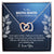 To My Beautiful Daughter - Always Be My Baby Interlocking Hearts Necklace