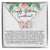 Happy Birthday Sweetheart - Interlocking Hearts - Pink Gold Interlocking Hearts Necklace