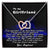 Queen Heart Necklace Gift For Girlfriend Interlocking Hearts Necklace