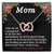 For All The Joy It Has Brought Just Knowing You Were There - Necklace Interlocking Hearts Necklace