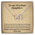 Gift For Daughter From Dad - Thanks My Sweet Girl You Are My Happiness Interlocking Hearts Necklace