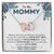 To My Mommy - From Your Tummy - Pregnancy Gift - Mother'S Day Gift - Luxury Necklace Interlocking Hearts Necklace