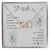 To My Wife - God Can Change Things Very Quickly In Your Life - Interlocking Heart Necklace Interlocking Hearts Necklace