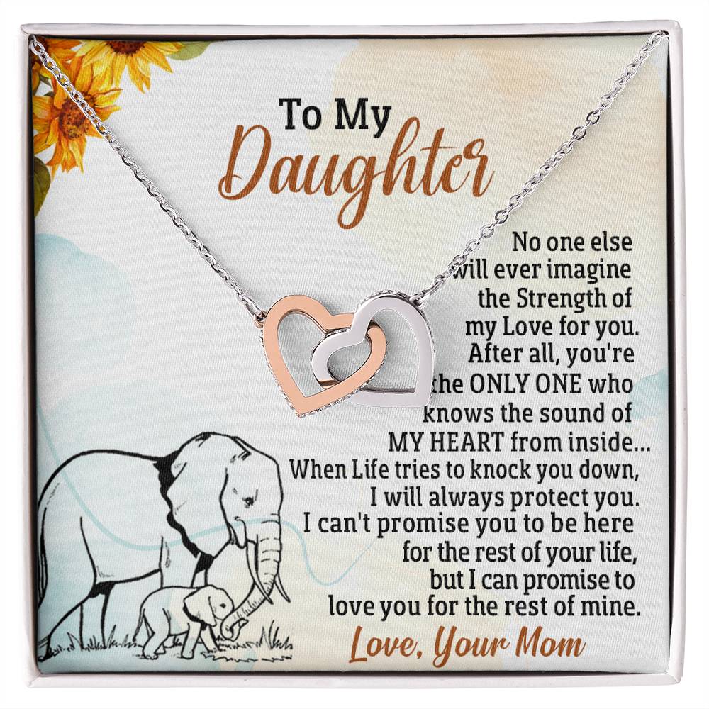 Thoughtful Gifts For You Daughter Best Christmas Gifts Interlocking Hearts Necklace