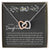 Gift For Daughter Interlocking Hearts Necklace