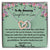 To My Amazing Daughter-In-Law Necklace - $10 Off Interlocking Hearts Necklace