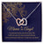 Mama To An Angel - Interlocking Hearts - Miscarriage Gift Necklace Angel Baby Miscarriage Keepsake Pregnancy Loss Bereavement Gift Stillborn Interlocking Hearts Necklace