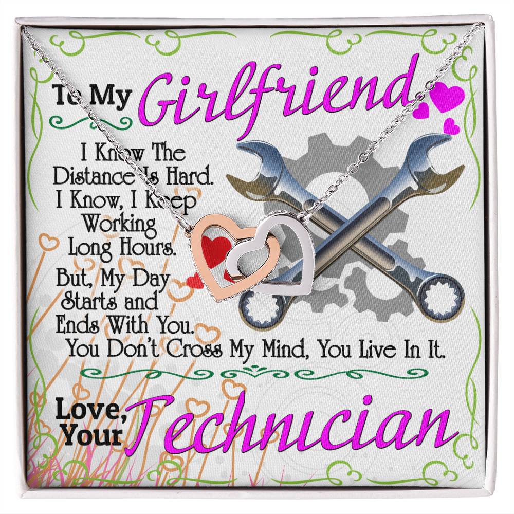 Technician&#39;S Girlfriend - Interlocking Heart Necklace Interlocking Hearts Necklace