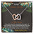 To My Loving Mother In Law-Happy Mother'S Day Interlocking Hearts Necklace