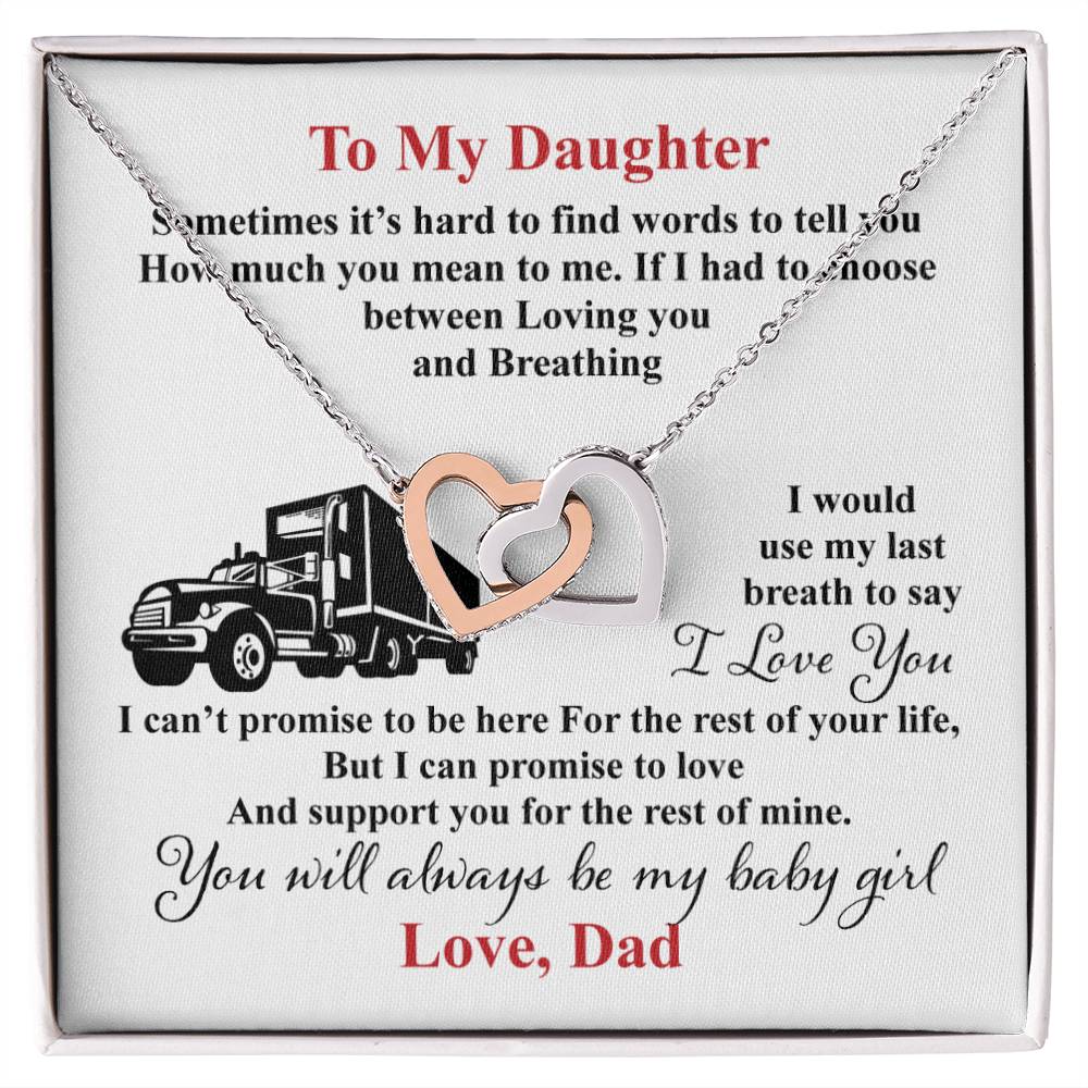 Trucker'S Daughter - Interlocking Heart Necklace Interlocking Hearts Necklace