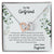 To My Girlfriend - I'Ll Always Love You Necklace Interlocking Hearts Necklace