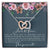 Aunt And Niece Special Bond Linked Hearts Necklace Interlocking Hearts Necklace