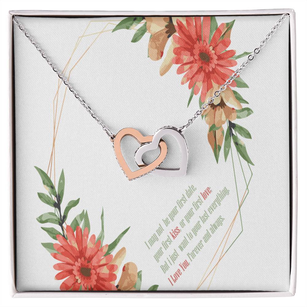 To My Future Wife Necklace Interlocking Hearts Necklace