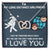 Gift For Long Distance Girlfriend Interlocking Hearts Necklace
