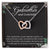 Godmother And Godchild Necklace Godmother & Goddaughter Giftgodmother And Godson Necklace Godmother Necklace Gift Godmother Necklace Box Interlocking Hearts Necklace