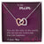 Collection Mom - The Impact You Have On Me - Necklace Interlocking Hearts Necklace