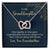 Interlocking Hearts Necklace To My Granddaughter Here Together Or Miles Apart