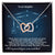 Hey Parents! Beautiful Graduation Gift - Unique Necklace Interlocking Hearts Necklace