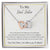 To My Soul Sister Interlocking Hearts Necklace