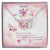 Interlocking Hearts To Beautiful Wife - D2 Interlocking Hearts Necklace