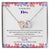 The Greatest Mom Necklace Interlocking Hearts Necklace