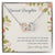 Dearest Daughter Interlocking Hearts Necklace