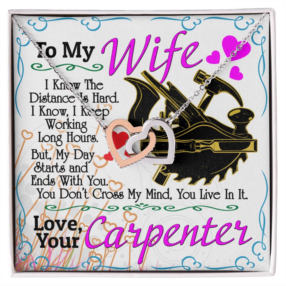 Carpenter&#39;S Wife - Interlocking Heart Necklace Interlocking Hearts Necklace