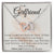 To My Girlfriend Necklace Interlocking Hearts Necklace