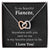 Fiancee With You Next To Me - Necklace Interlocking Hearts Necklace