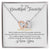 Interlocking Hearts - To My Beautiful Fiancee Interlocking Hearts Necklace