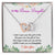 Love My Bonus Daughter Interlocking Hearts Necklace