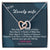 Love Of Galaxy Interlocking Hearts Necklace