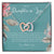 Daughter-In-Law Gift Necklace Wedding Gift Jewelry From Mother-In Law Gift For Bride Daughter-In-Heart Interlocking Hearts Necklace